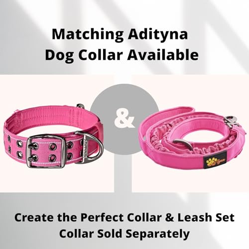 ADITYNA Leash in 6 feet to 7.5 feet, Pink
