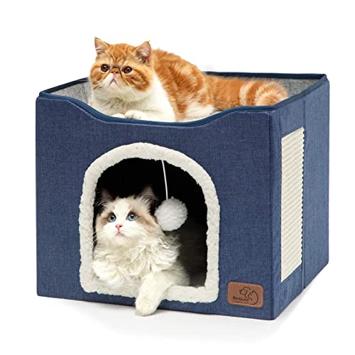 Bedsure Pet Activity Structure in Double, Blue
