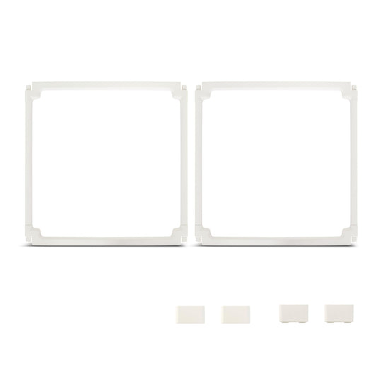 EVOTAILS Pet Playpen in 24", White