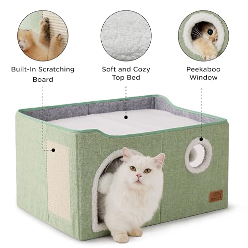 Bedsure Pet Activity Structure in Widen, Green