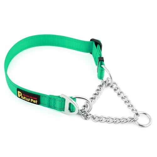 PLUTUS PET Animal Collar in Small, Green
