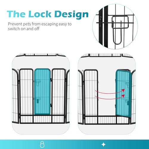 FDW Pet Playpen in Black
