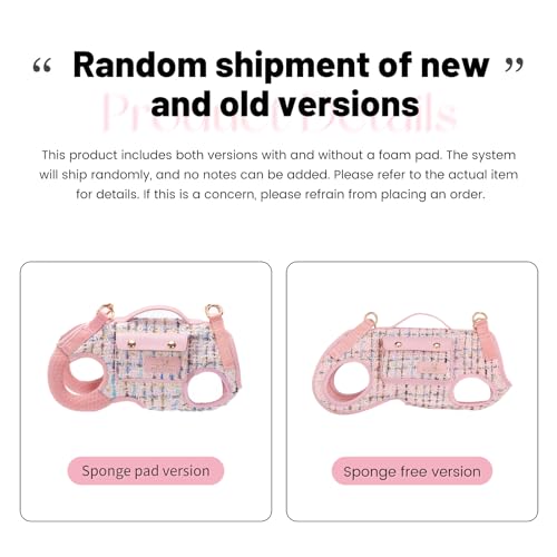 wakytu Animal Harness in X-Small(2-5 LBS), 2.0 Pink