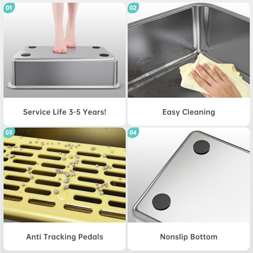 WoofiGo Litter Box in X-Large, 21 - Yellow (Pack of 1)