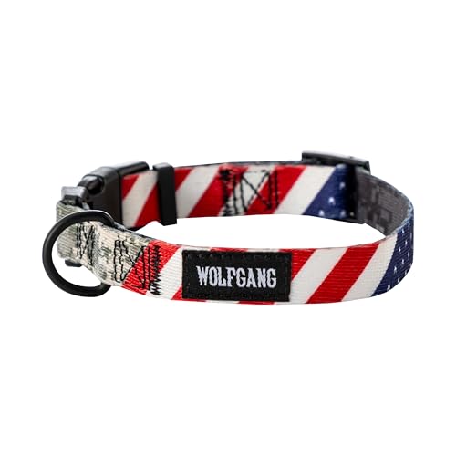 Wolfgang Man & Beast Animal Collar in Medium (1 Inch x 12-18 Inch), DigitalDog Print