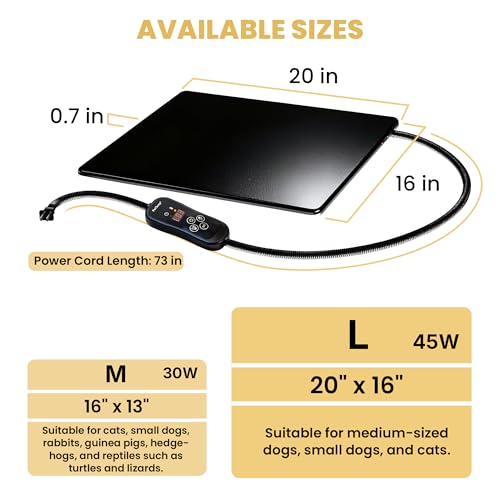 PetTemp Pet Bed Mat in L: 20'' x 16'', Black