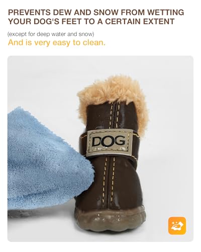 WINSOON Paw Hoof Protector in 2, Dark Brown