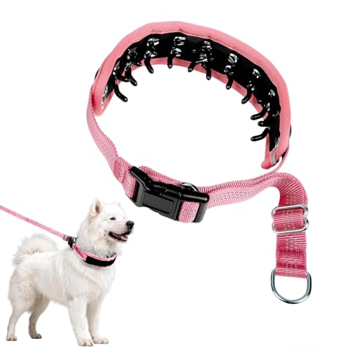 NozlaID Animal Collar in M(15"-19.5"), Pink