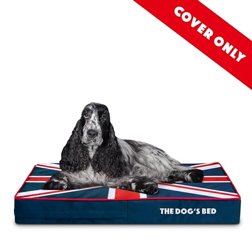 The Dog's Balls Pet Supplies in Medium Spare Cover (4" Deep), Union Jack (UK)