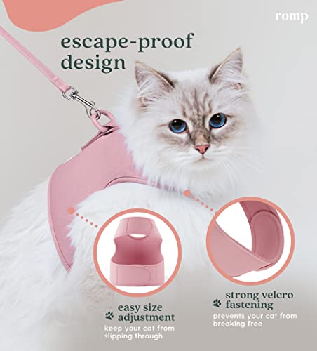 ROMP Animal Harness in Small, Powder Pink