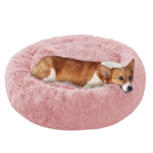 JOLLYVOGUE Pet Bed Mat in 36", Smoke Pink