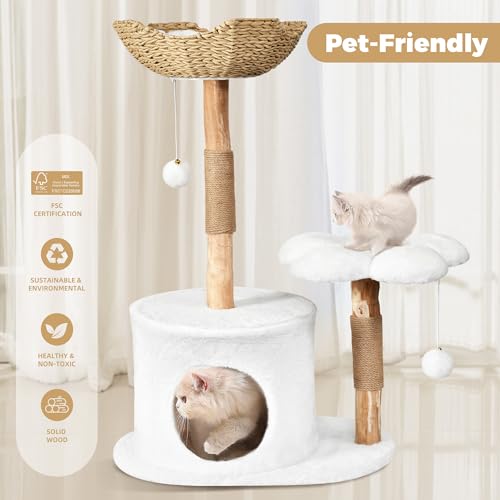 Easyego Pet Activity Structure in 36.6'', White