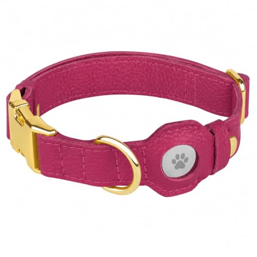 BUDKAS Animal Collar in XS, 9"-12" Neck Fit, Pink