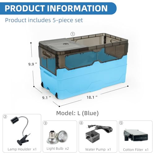 Wedoelsim Vivarium in M, white