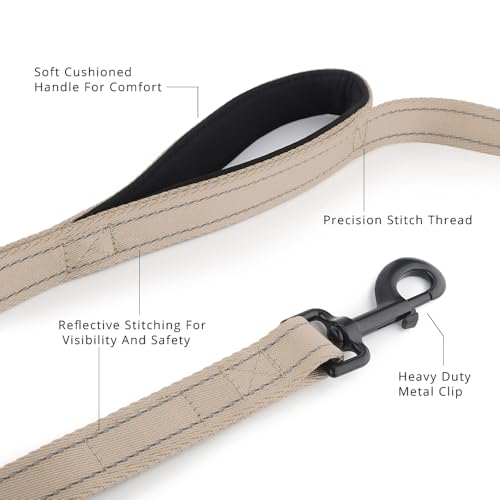 PLUTUS PET Leash in 4 FT, Beige