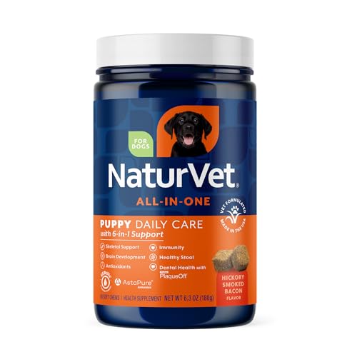 NaturVet Animal Vitamin in Puppy- 60 Soft Chews, Life Stages