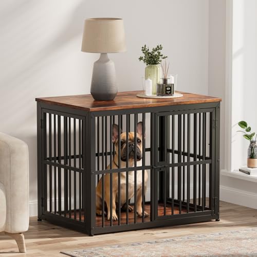 Lyromix Animal Cage in 33.1"L x 22.1"W x 26.0"H, Brown