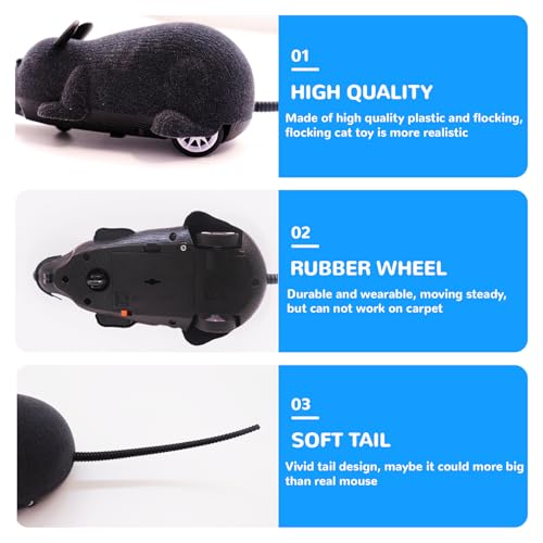 Pixibond Pet Toy in 15 x 9 x 7cm/5.9 x 3.5 x 2.8inch, Black