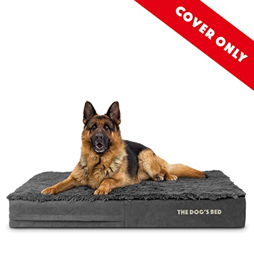 The Dog's Balls Pet Supplies in XL Spare Cover (6" Deep), Grey Fur