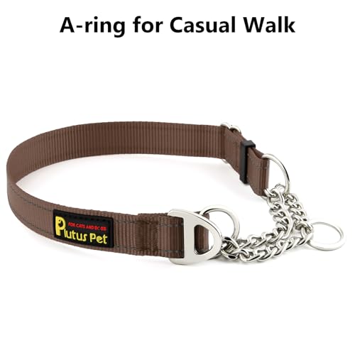 PLUTUS PET Animal Collar in Small, Chocolate