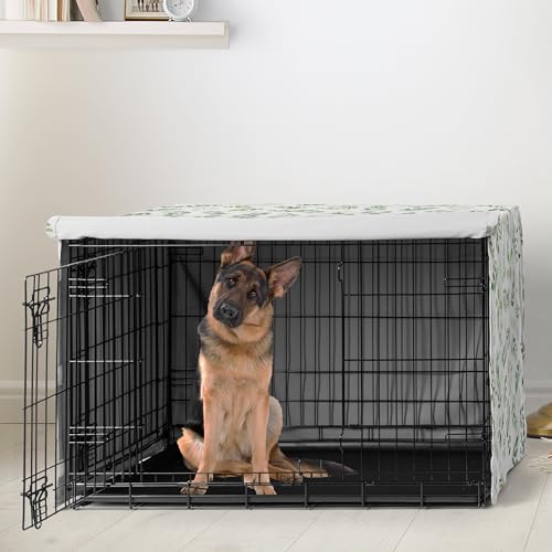 Sweet Jojo Designs Animal Cage in 48.0"L x 30.5"W x 32.5"H, Green Botanical