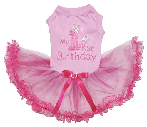 Petitebella Pet Apparel in Medium, Pink/Pinks Lace