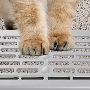 WoofiGo Litter Box in X-Large, SH-Light Gray