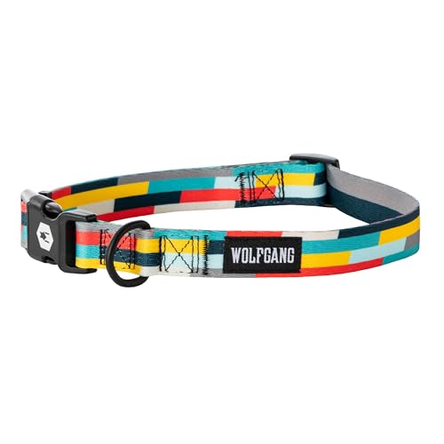Wolfgang Man & Beast Animal Collar in Small (5/8 Inch x 8-12 Inch), MixTape Print