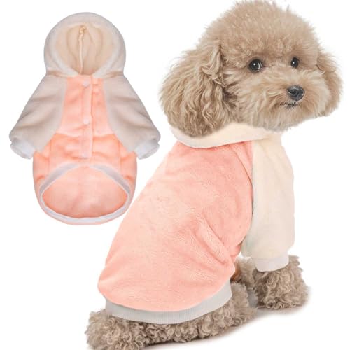 FABRICASTLE Pet Apparel in XX-Small, Peach-Cream