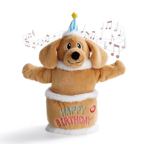 Fuzzwoof Pet Toy in small, medium, large, Brown