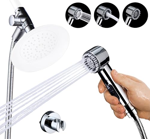 V-Frankness Showerhead in 78 Inches Hose, Polished Chrome