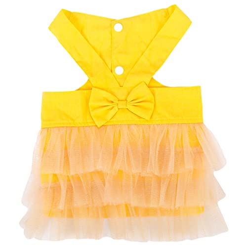 apott Pet Apparel in Small, Yellow