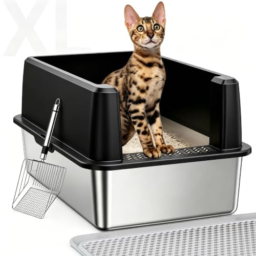 WoofiGo Litter Box in XL Extra Large, 23 - Black (Pack of 1)