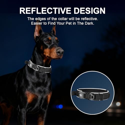 YaoTya Animal Collar in M(15"-18.5"), Black