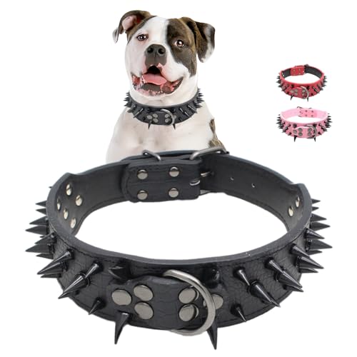 YOUALSO Animal Collar in XS for Neck 15-18", Black