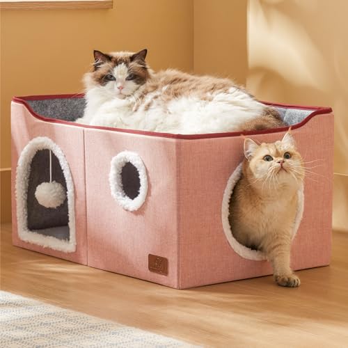 Bedsure Pet Activity Structure in Widen, Pink