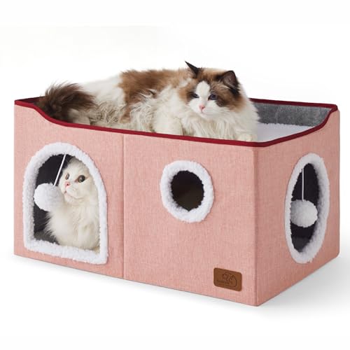 Bedsure Pet Activity Structure in Widen, Pink