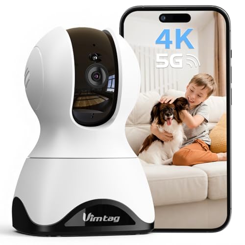 VIMTAG Security Camera in 4K-1Pack, Black&White