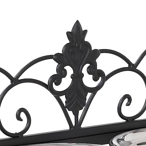 Aifeorzo Pet Feeder in 9" Height Matte Black, Matte Black