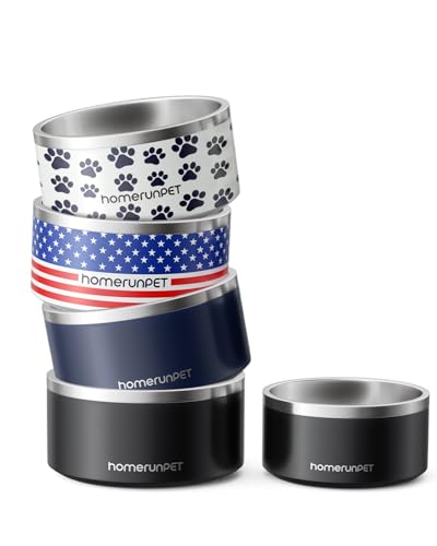 HomeRunPet Pet Feeder in 32oz, Paw Print