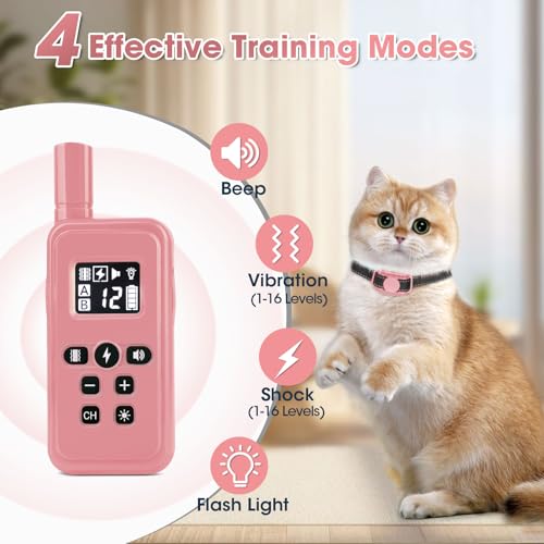FASHILEAD Animal Collar in Small, Pink