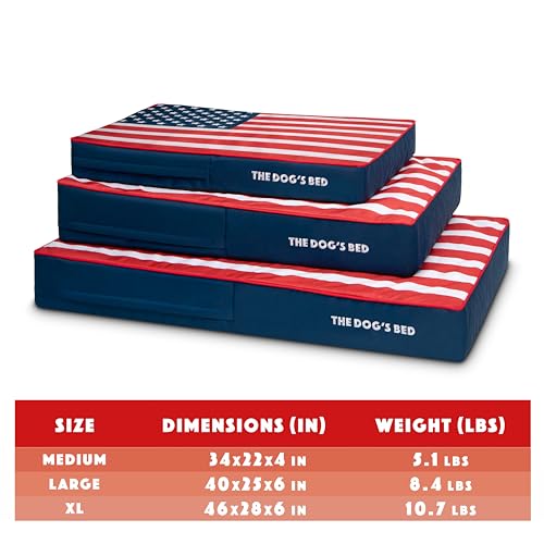 The Dog's Balls Pet Supplies in Medium Spare Cover (4" Deep), Stars & Stripes (USA)