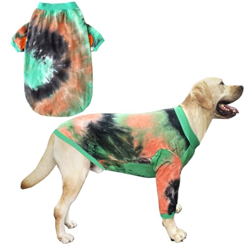 PriPre Pet Apparel in Large, Green Orange