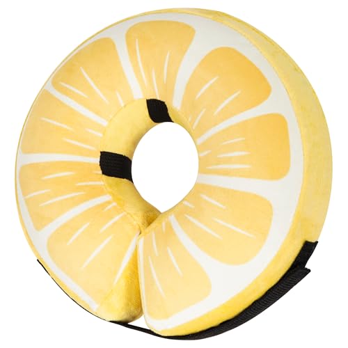 Cneo Animal Recovery Collar Cone in S（neck 4"-7"）, Lemon