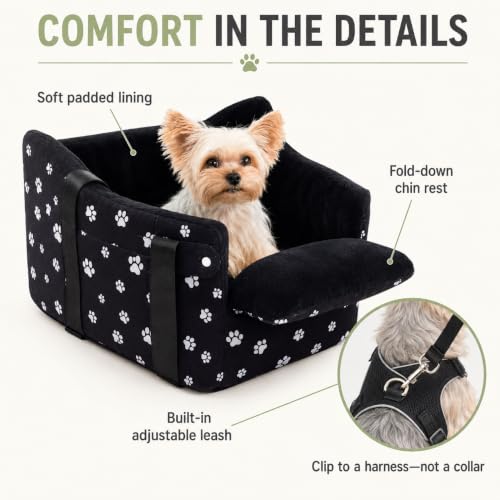 Cullaby Pet Seat in Small, Black