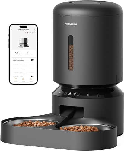 PETLIBRO Pet Feeder in Dual Tray with WiFi, Black