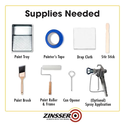 Zinsser Paint in 32 Fl Oz (Pack of 1), White