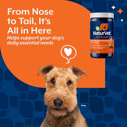 NaturVet Animal Vitamin in 120 Soft Chews, All-In-One