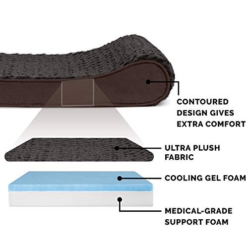 Furhaven Pet Bed Mat in Large, Ultra Plush (Chocolate)