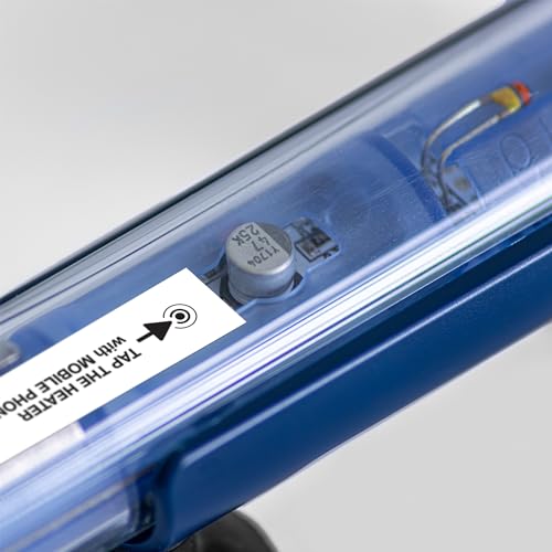 Sicce Immersion Heater in 150 Watt (31-45 Gallon), Transparent with Black Handle
